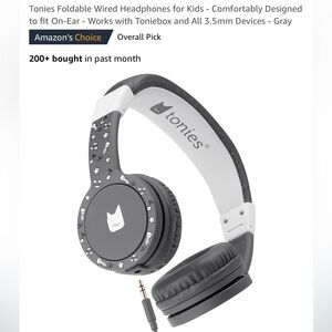 TonieBox Headphones - Gray
Brand New, never opened box!